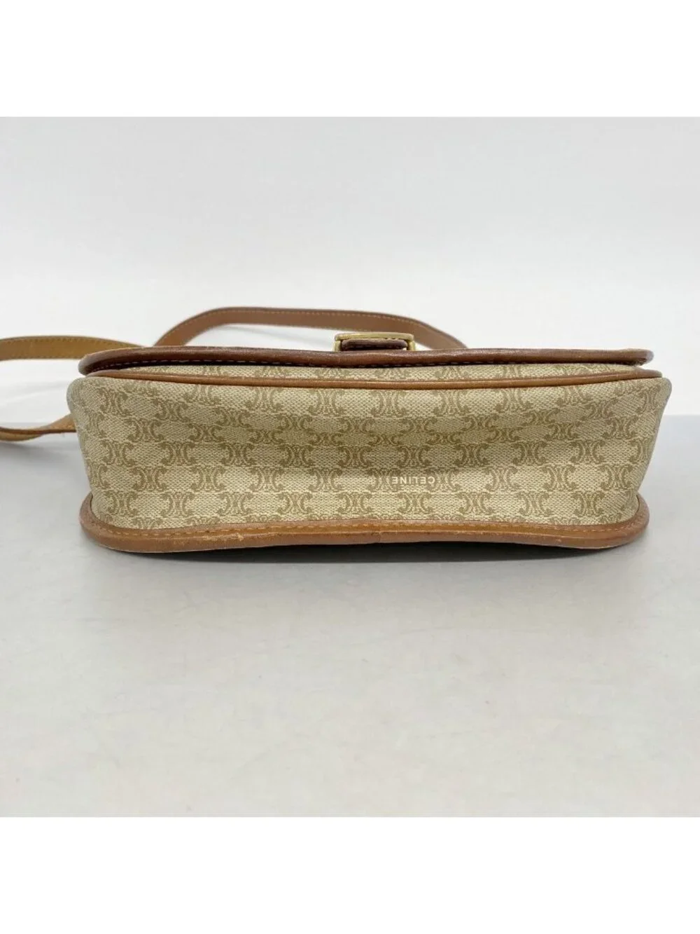 Celine Shoulder Bag Macadam Beige Gold - Picture 3 of 10